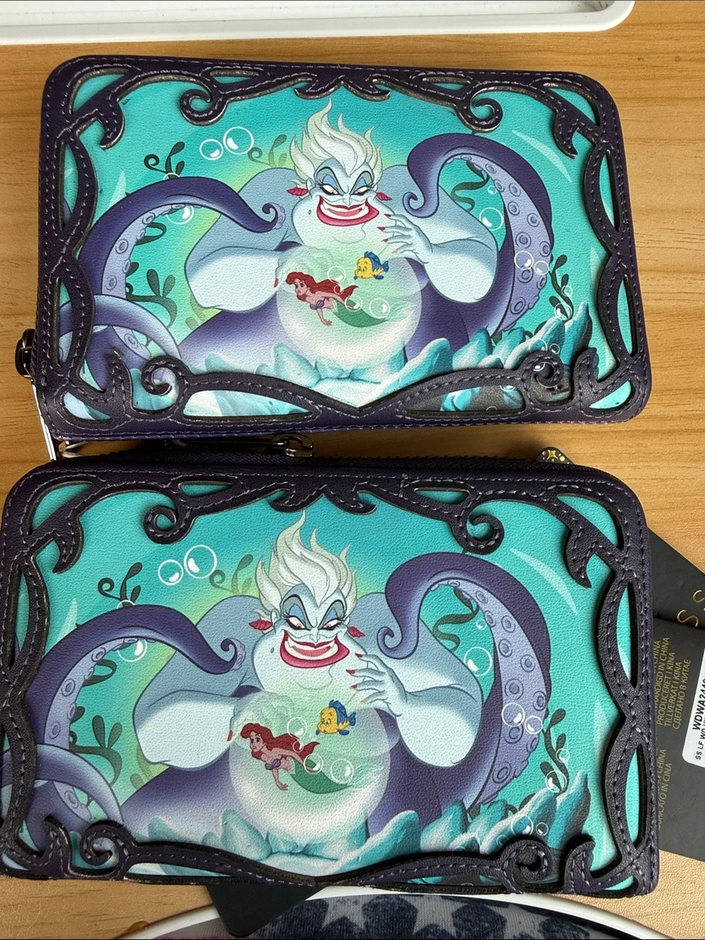 Loungefly Lavender Disney Embroidered Ursula  Wallet price is for one.
